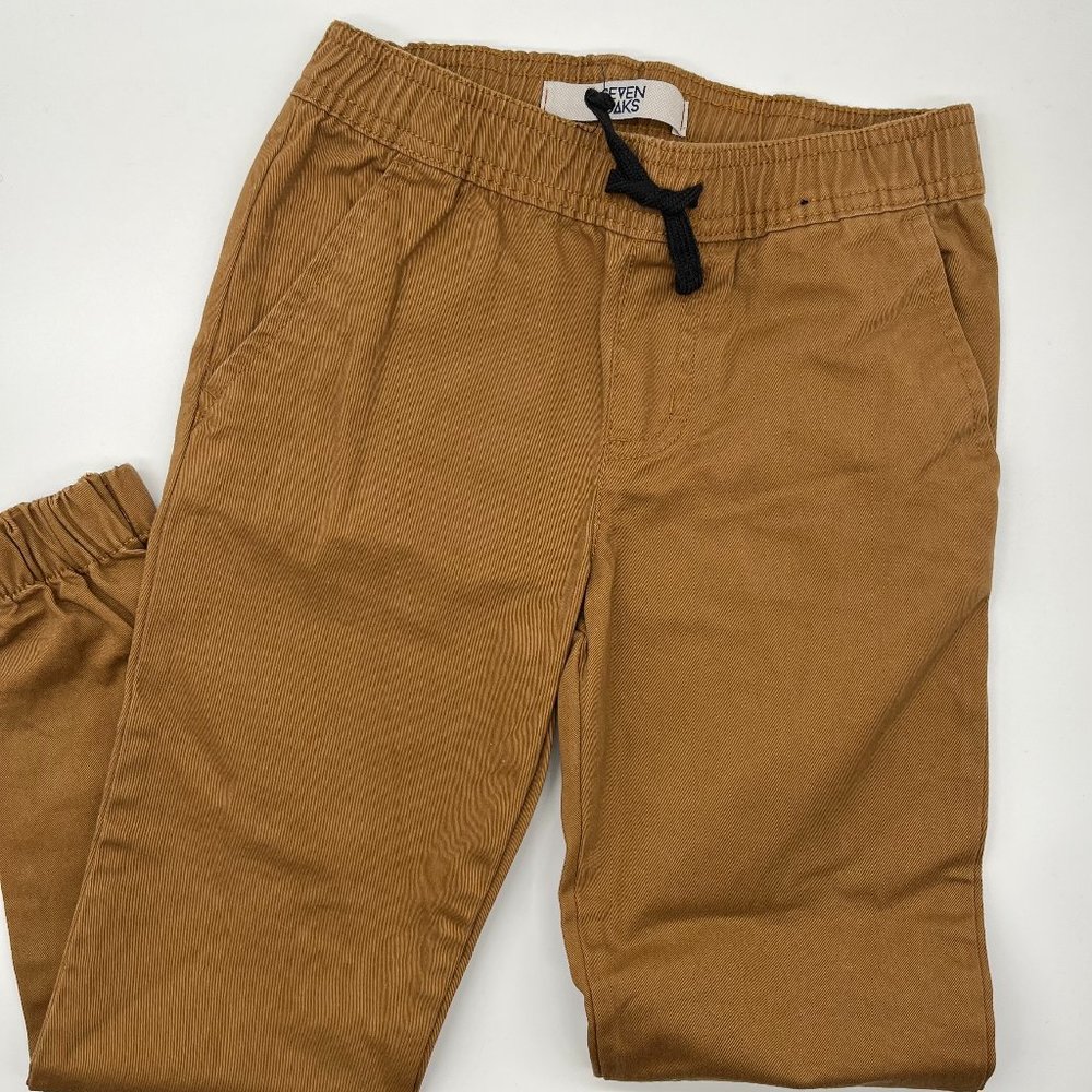 Boys Cotton Twill Drawstring Joggers